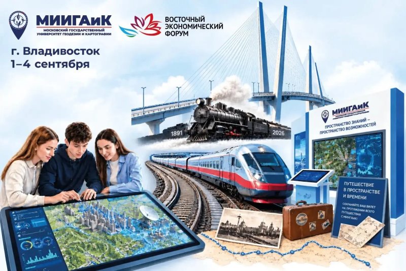МИИГАиК на ВЭФ-2026: деловая и информативная программа "Путешествие в пространстве и времени"