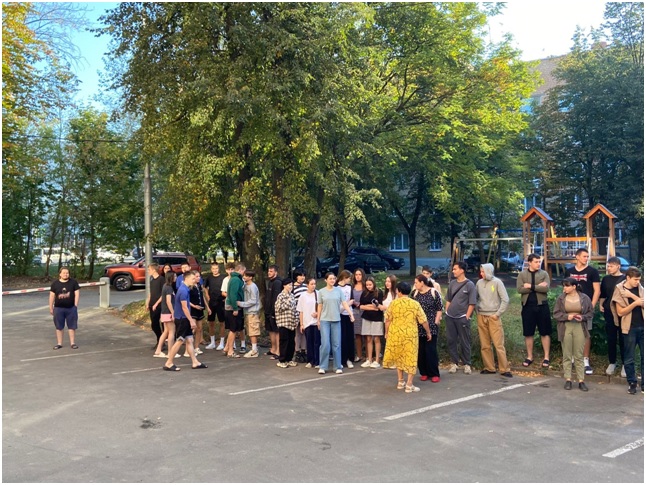 Учебно-практическая тренировка в общежитии колледжа геодезии и картографии