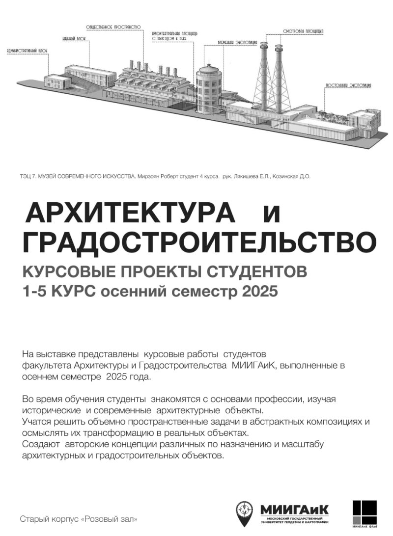 Архитектура осеннего семестра в МИИГАиК