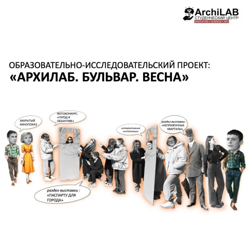 Образовательно-исследовательский проект «АРХИЛАБ. БУЛЬВАР. ВЕСНА».