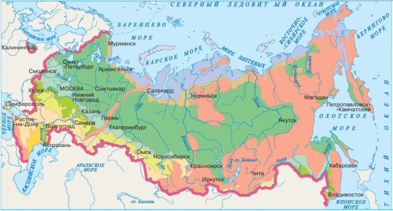 Принят закон о требованиях к отображению границ России на картах
